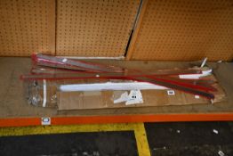 One hundred as new unbranded 1 Meter Metal Rules.