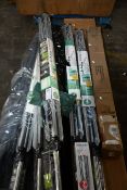 A quantity of Brabantia Lift O-Matic 60m Washing Lines and Other Garden Umbrellas.
