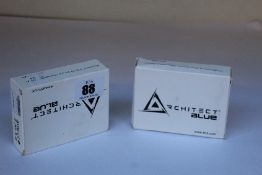 Two boxed as new STid architect blue RFID readers (REF: ARC-AC4, ARCS-A/BT1).