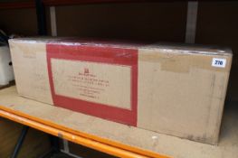 A boxed as new Balsam Hill Canadian Blue Green Spruce Christmas Tree 6' (180cm).