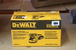 An as new Dewalt Variable Speed Orbit Sander (DWE6423).