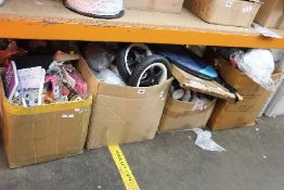 A large quantity of miscellaneous items to include toiletries and part used perfumes, hardware and