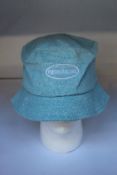 One hundred and ten as new Pretty Little Things towelling bucket hats in Baby Blue (One Size).