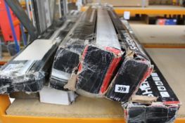 Five boxed Menabo Sherman XL Roof Bars and three as new boxed Cruz Roof Bars.