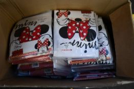 A large quantity of girls as new long sleeve Minnie Mouse Pyjamas 3-4 years (Approximately 80