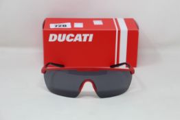A pair of Ducati sunglasses (DA025) (224 139 0-120).