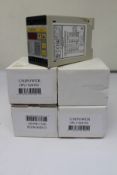 Four boxed as new Unipower HPL110/415V Motor Load Monitors (Version 4).