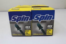 Four boxed as new Spin Tools Swaging Spin Set S4000 For HVAC, Set Includes 1/4