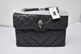 An as new Kurt Geiger Leather Kensington Bag in grey.