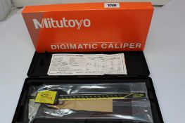 An as new Mitutoyo Digital ABS AOS Calliper (REF: 500-172-30, EAN: 4946368668055).
