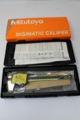 An as new Mitutoyo Digital Calliper (REF: 500-181-30, EAN: 4946368667720).