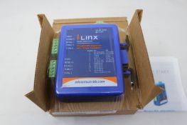 A boxed as new iLINX RS-422/485 Repeater with triple isolation (Model: 4850PDRI).