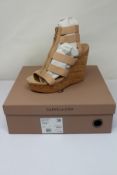 Three pairs of as new Carvela Kunnning Wedges in Tan (Size 36, 37, 40).