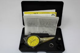 An as new Mitutoyo Horizontal Type Dial Test Indicator (REF: 513-405-10E, EAN: 4946368676104).