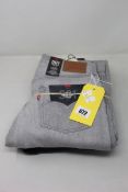 Four as new Levi's Jeans to include: 2x Levi's Skinny Taper Stretch Jeans (Sizes 33x30 and 32x30),