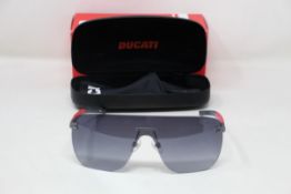 A pair of Ducati double spring hinge Scott Redding signature sunglasses (DA7019) (947 135 0-140).