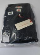A Hawksmill denim full zip navy overshirt (Size M).