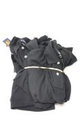 Eight Ralph Lauren Custom Slim Fit Polo Shirts in black (M, as new but creased).