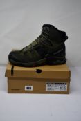 A pair of men's boxed as new Salomon Quest 4 GTX Hiking Boots (UK 9).