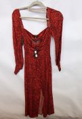 An as new AFRM Rouge Leopard dress with tag (XXS).