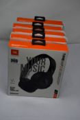 Five boxed as new JBL Tune 660NC Active Noise Cancelling Headphones in black.