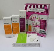Five boxed as new Murad skin products: Skin Clinic (4 items), Vita-C Glycolic Brightening Serum (