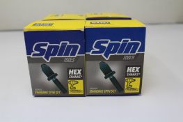Four boxed as new Spin Tools Swaging Spin Set S4000 For HVAC, Set Includes 1/4