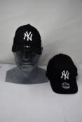 Nine as new New Era 39Thirty NY Yankees Caps in Black.