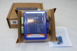 A boxed as new iLINX RS-422/485 Repeater with triple isolation (Model: 4850PDRI).