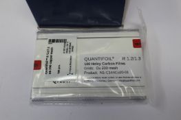 An as new Quantifoil R 1.2/1.3 Holey Carbon Films on Copper 2µm mesh, 100 pcs.