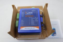 A boxed as new iLINX RS-422/485 Repeater with triple isolation (Model: 4850PDRI).