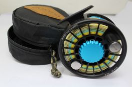 A pre-owned Mako Model 9500 inshore fly fishing reel in Red/Matte Black (SP-9500).