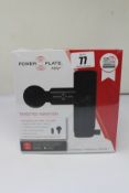 A boxed as new Power Plate Mini+ Body Massager in black.