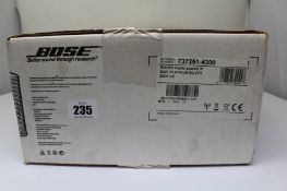 A boxed as new Bose WAVE Music System IV DAB, Platinum Silver (230V UK).