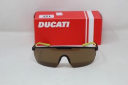 A pair of Ducati sunglasses (DA025) (002 139 0-120).