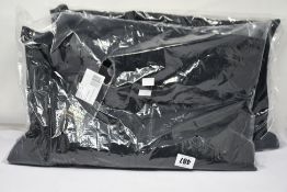 Two men's as new Jack Wolfskin Tasman Jackets in black (L).