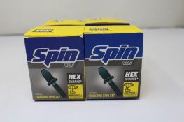 Four boxed as new Spin Tools Swaging Spin Set S4000 For HVAC, Set Includes 1/4
