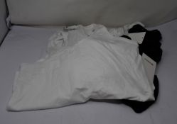 Four LuLuLemon Love Tank white activewear vest tops (Sizes 4 x 6) and two LuLuLemon Love Tank