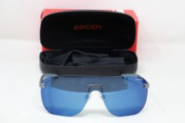 A pair of Ducati double spring hinge Scott Redding signature sunglasses (DA7019) (946 135 0-140).