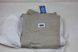 Three pairs of women's as new MAC RICH Cotton Cargo Pants in smoothly beige (W40 x 2, 42 x 1,