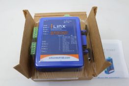 A boxed as new iLINX RS-422/485 Repeater with triple isolation (Model: 4850PDRI).