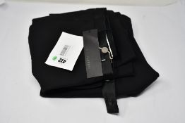 Two pairs of men's as new Haider Ackermann Classic Trousers + HA Embroidery in black (52 & 54,