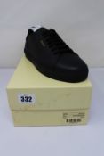A pair of men's Arigato Clean 90 Sneakers in black (UK 6.5, some minor markings to inside of right