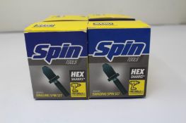 Four boxed as new Spin Tools Swaging Spin Set S4000 For HVAC, Set Includes 1/4