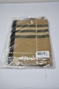 An as new Burberry sequined check cashmere scarf (Article 8050535 - RRP £484).