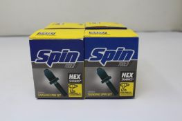 Four boxed as new Spin Tools Swaging Spin Set S4000 For HVAC, Set Includes 1/4