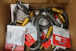 Ten as new DMM Boa 30kN ANSI Locksafes - A907ANSI-WLL.