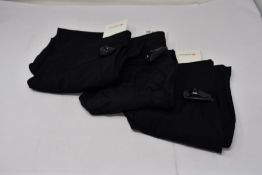 Two pairs of black Lululemon Base Pace HR tights 25