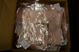 A large quantity of women's as new Chantelle Soft Stretch Thongs in pink (One size, approximately