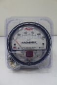 An as new Dwyer 2000 Series Magnehelic Differential Pressure Gauge (2000-500PA).